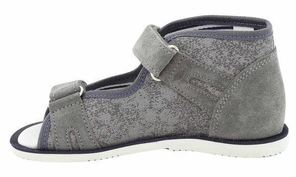 Kapcie dziecięce profilaktyczne obuwie na rzepy