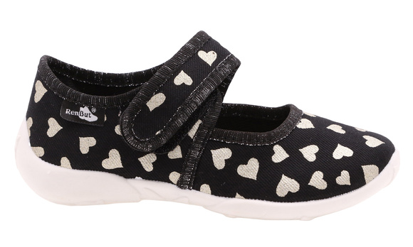 Kapcie dziecięce obuwie tekstylne na rzep