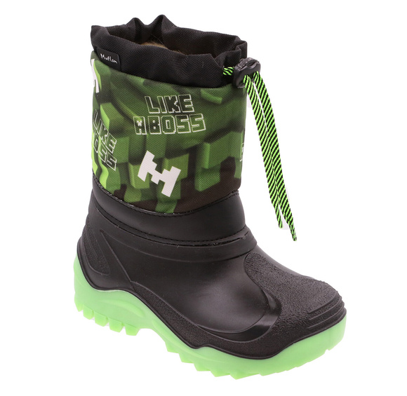 Śniegowce dziecięce na zimę z motywem Minecraft