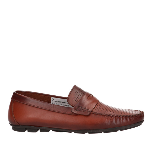 Obuwie męskie półbuty mokasyny skórzane