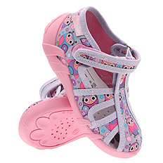 kapcie dziecięce obuwie tekstylne na rzep