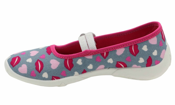 Kapcie dziecięce obuwie tekstylne na gumce