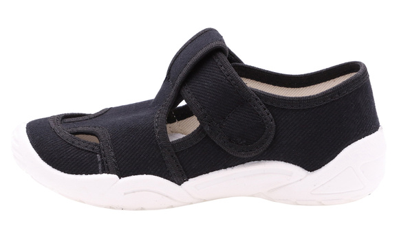 Kapcie dziecięce obuwie tekstylne na rzep