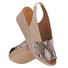 Sandały damskie na koturnie