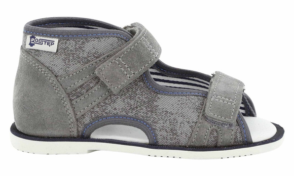 Kapcie dziecięce profilaktyczne obuwie na rzepy