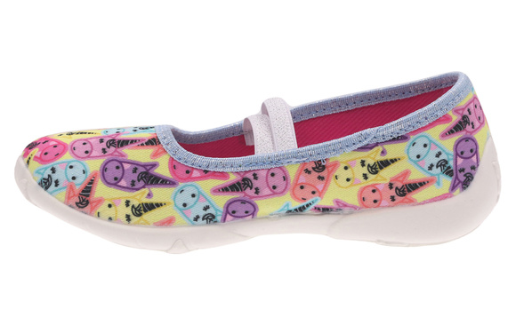 Kapcie dziecięce obuwie tekstylne na gumce