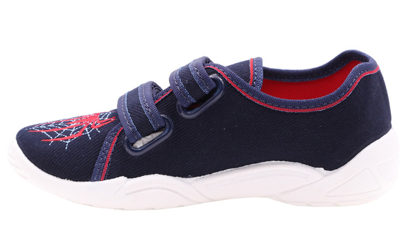 Kapcie dziecięce obuwie tekstylne na rzepy