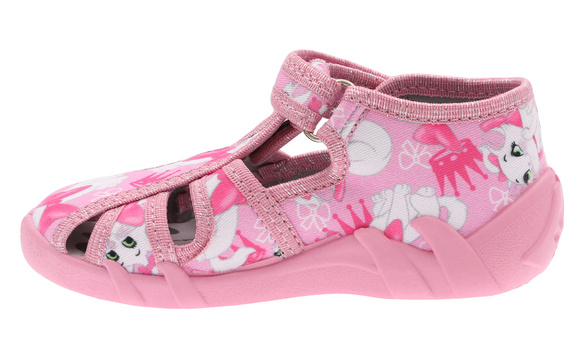 kapcie dziecięce obuwie tekstylne na rzep