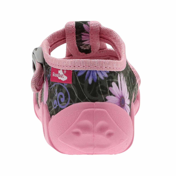 kapcie dziecięce obuwie tekstylne na rzep