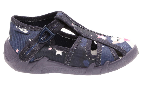 kapcie dziecięce obuwie tekstylne na rzep