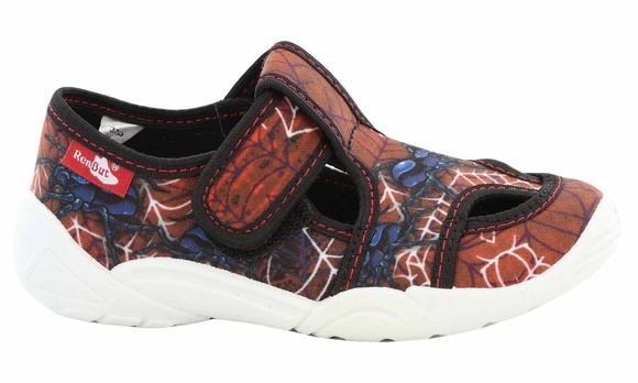 Kapcie dziecięce obuwie tekstylne na rzep