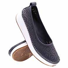 Obuwie damskie ażurowe baleriny