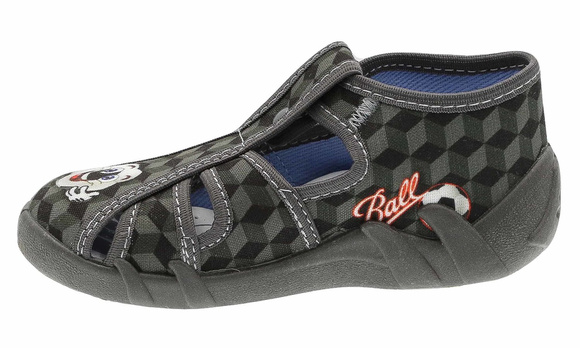 kapcie dziecięce obuwie tekstylne na rzep