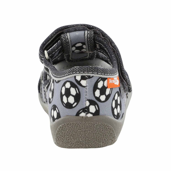 Kapcie dziecięce obuwie tekstylne na rzep