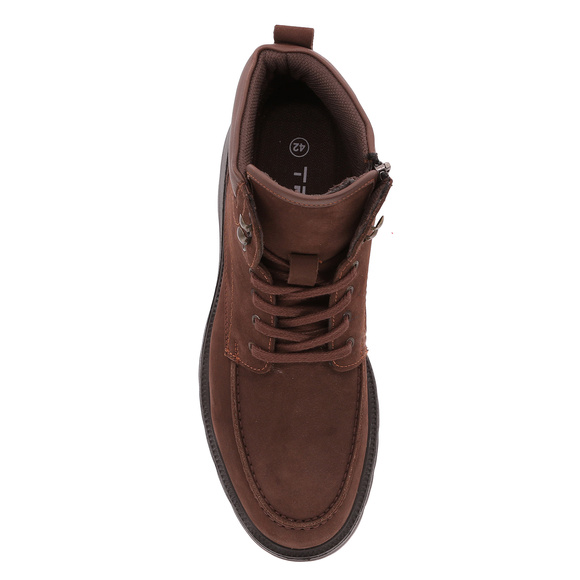 Obuwie męskie lekkie trapery skórzane sznurowane