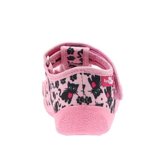 Kapcie dziecięce obuwie tekstylne na rzep