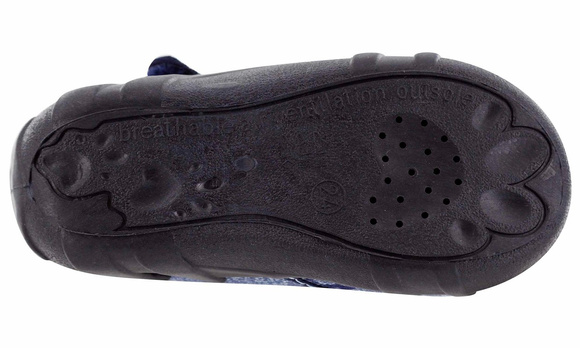 kapcie dziecięce obuwie tekstylne na rzep