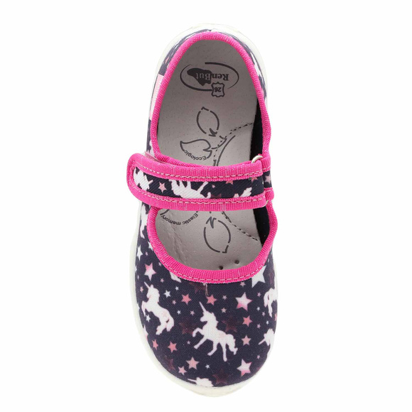 Kapcie dziecięce obuwie tekstylne na rzep