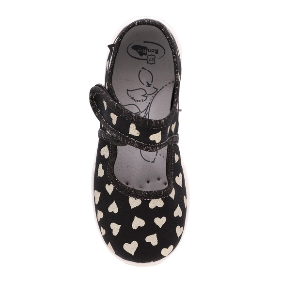 Kapcie dziecięce obuwie tekstylne na rzep