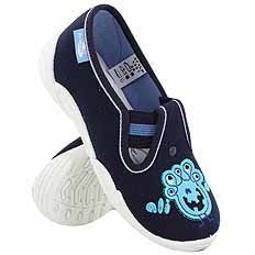 Kapcie dziecięce obuwie tekstylne na gumce