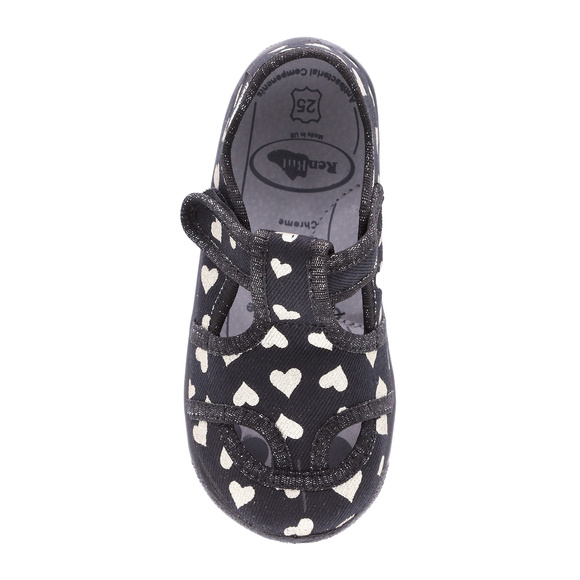 Kapcie dziecięce obuwie tekstylne na rzep