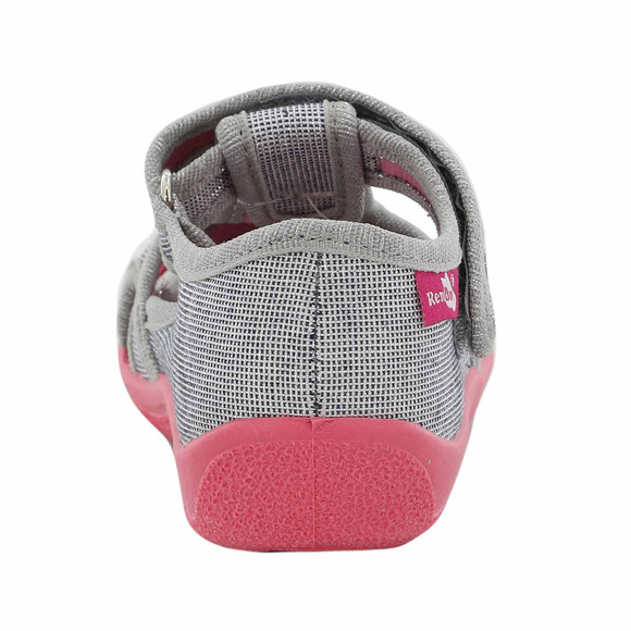 Kapcie dziecięce obuwie tekstylne na rzep