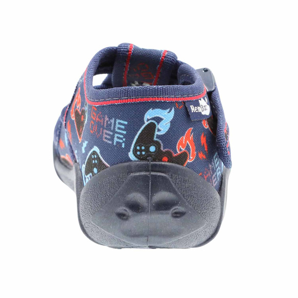 kapcie dziecięce obuwie tekstylne na rzep