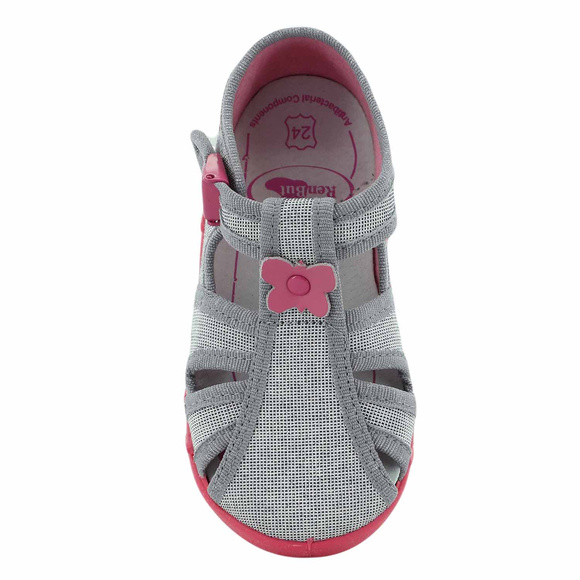 kapcie dziecięce obuwie tekstylne na rzep