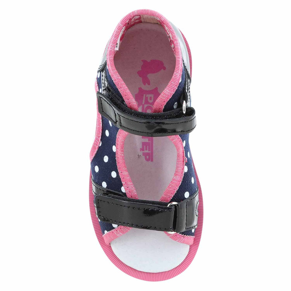 Kapcie dziecięce profilaktyczne obuwie na rzepy