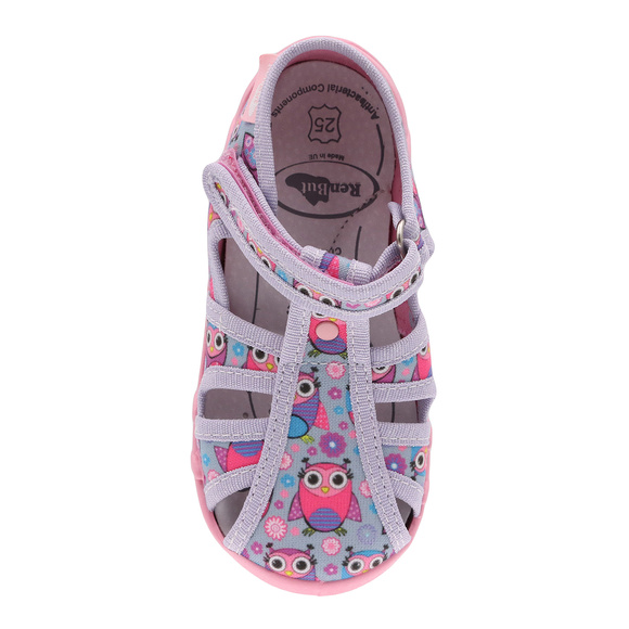 kapcie dziecięce obuwie tekstylne na rzep