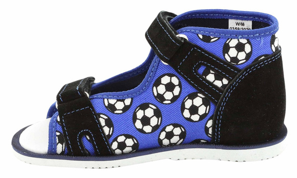 Kapcie dziecięce profilaktyczne obuwie na rzepy