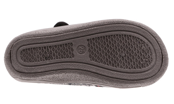 Kapcie dziecięce obuwie tekstylne na rzep