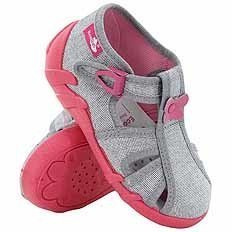 kapcie dziecięce obuwie tekstylne na rzep