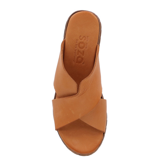 Wysokie klapki damskie profilaktyczne na koturnie