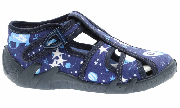 kapcie dziecięce obuwie tekstylne na rzep