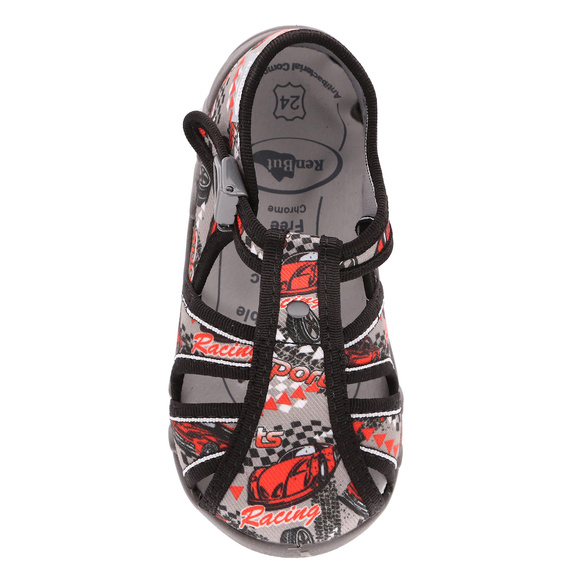 kapcie dziecięce obuwie tekstylne na rzep