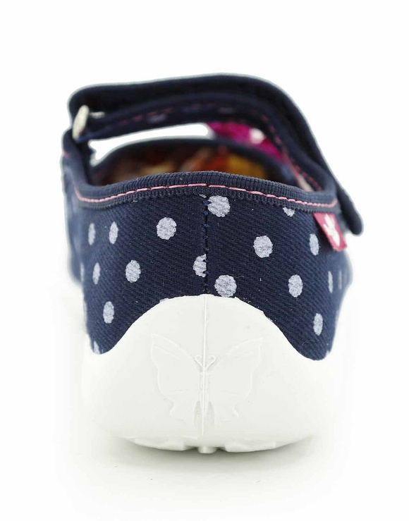 Kapcie dziecięce obuwie tekstylne na rzep