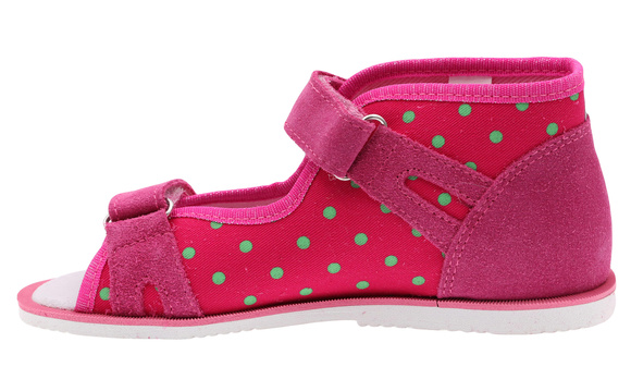 Kapcie dziecięce profilaktyczne na rzepy