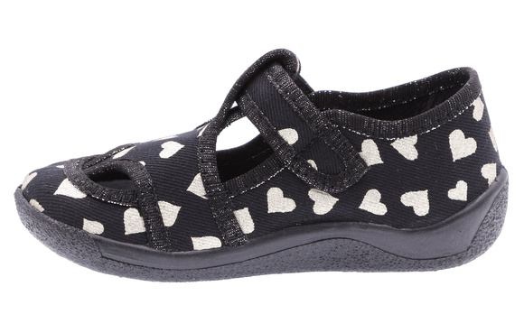 Kapcie dziecięce obuwie tekstylne na rzep