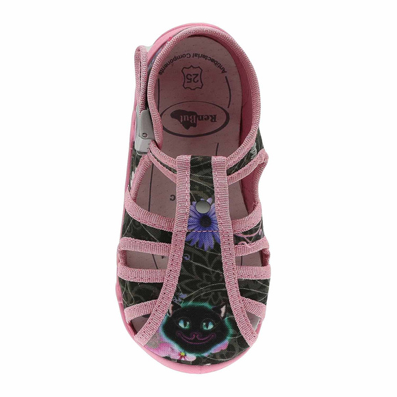 kapcie dziecięce obuwie tekstylne na rzep