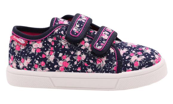 Kapcie dziecięce obuwie tekstylne trampki na rzepy