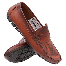 Obuwie męskie półbuty mokasyny skórzane