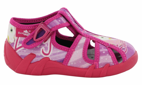 kapcie dziecięce obuwie tekstylne na rzep