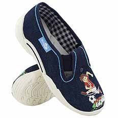 Kapcie dziecięce obuwie tekstylne na gumce