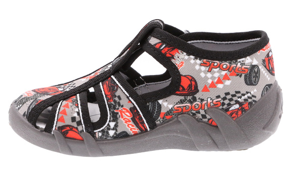 kapcie dziecięce obuwie tekstylne na rzep