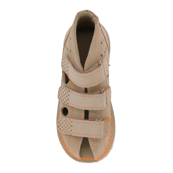 Kapcie dziecięce profilaktyczne z obcasem thomasa na rzepy