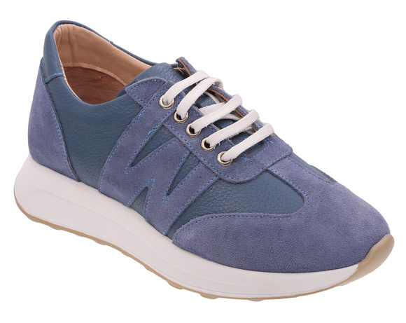 Obuwie damskie sportowe skórzane sneakersy