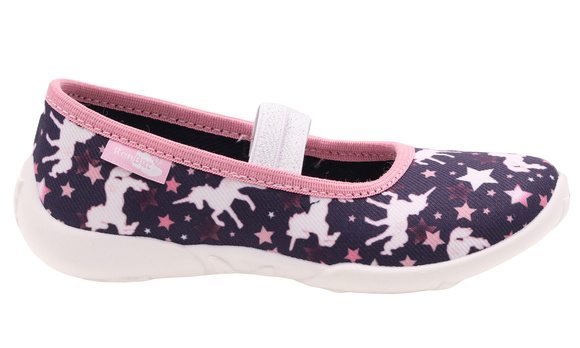 Kapcie dziecięce obuwie tekstylne na gumce