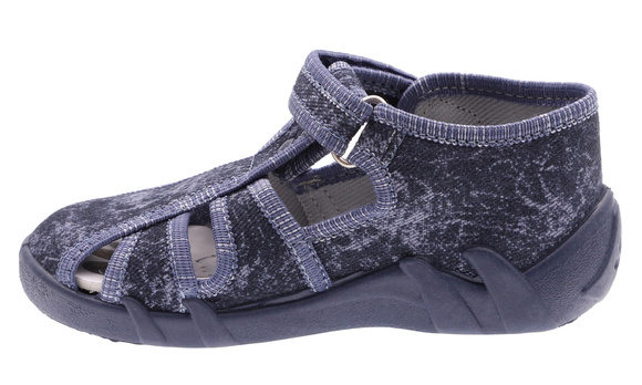 kapcie dziecięce obuwie tekstylne na rzep