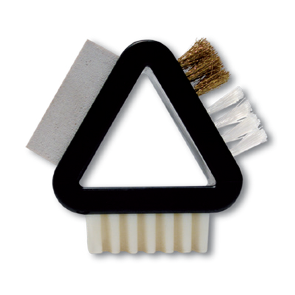 COCCINE Szczoteczka trójkątna do czyszczenia zamszu i nubuku